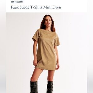 Abercrombie and Fitch Faux Suede Dress